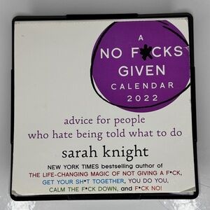 No F*cks Given Calendar 2022 - Purple